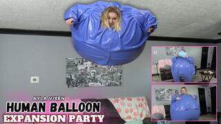 The Human Balloon: Ayla Vixen's Expansion Party 4K