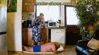 The savage Miss lou body punishement with flat sandals ( HARD VIDEO )