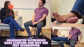 Mia Luxx - Headhunter Mia interviews Big boss step-son and ended with a salary raise and her feet worshipped - FOOTJOB - FOOT WORSHIP - SOCKS - BOOTS - FOOT FETISH - TOEJOB - CUM ON FEET - SOLEJOB -