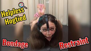 Hogtied Pig Nose Ring Gag Drooling