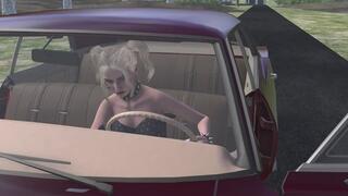 1967 Chevrolet Impala Cranking Template - Harley in Stiletto Pumps 1080p
