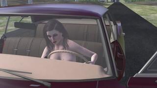 1967 Chevrolet Impala Cranking Template - Paige Naked and Barefoot 1080p