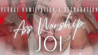 Verbal Humiliation & Degradation Ass Worship JOI — You’re Such A Dumb Bitch