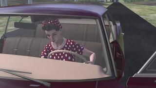 1967 Chevrolet Impala Cranking Template - Elaina in Espadrille Flats 1080p