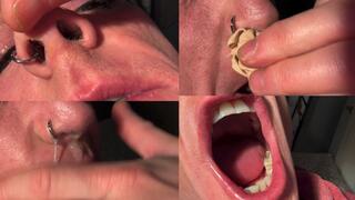 Kandy's Nose Fetish Vid: Blowing Thick Snot + Close-Up Nose Hair Tease