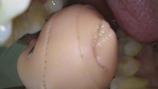 Giantess Mouth Domination – Tiny Toy Between My Teeth