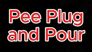 Pee Plug and Pour