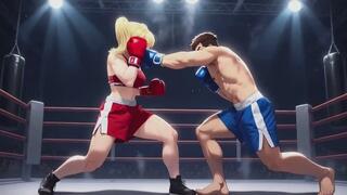 Mixed Boxing Fantasies #10B: My Sensual Boxing Submission (Animated)