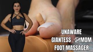 Unaware giantess stepmom foot massager part 2 - OnlyVanessa (custom clip)