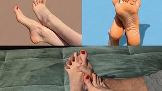 Bratty Foot Fetish Tease