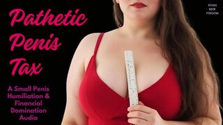 PBF Pathetic Penis TaPathetic Penis Tax - A Small Penis Humiliation & Financial Domination Audio by Goddess Anna, Your Posh English BBW Financial Dominatrixx copy