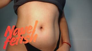 Navel fetish and cleaning