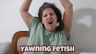 Yawning & Bad Breath Tease: Open Mouth Close-Up with Stinky Morning Breath