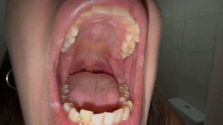 Giantess Mouth POV Tiny Man Meets My Uvula