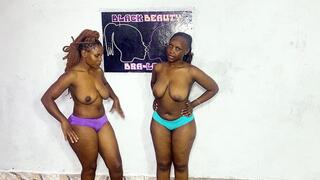 Panty Models Catfight Shah vs Askah