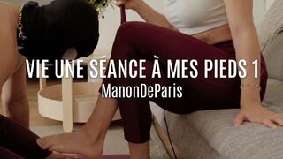 Vie une séance à mes pieds 1