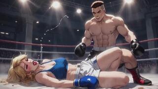 Mixed Boxing Fantasies #11B: Confession of the Ultimate Squash Beatdown (Animated)