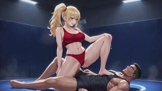 Mixed Wrestling Fantasies #11B: Confessions of a Mat Dominatrix (Animated)