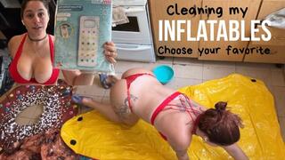 Cleaning my inflatables