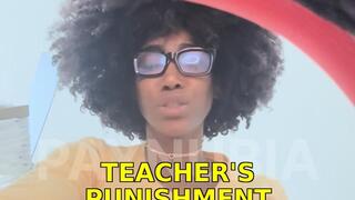 Bad Student CRUSHED in Teacher's Smother Box – MASSIVE ASS Face Punishment! (POV)