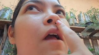 You caught me red-handed picking my nose