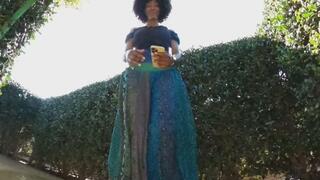 Giantess Princess Chase: Can Your Tiny Keep Up in My Maze? | Playful Giantess Cosplay Run. (TINY POV)