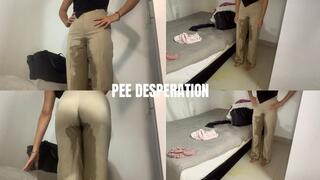 Last-minute pee: Late for work