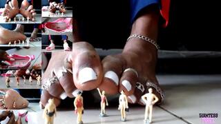 Tinnies Gets Crushed, La-Familia Macros - Stomped and Worn Out, Sneaker Fetish, Crushing, Feet Fetish