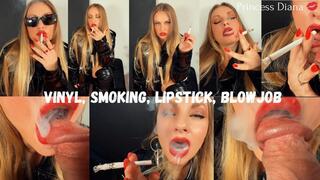 Vinyl, smoking, lipstick, blowjob WMV