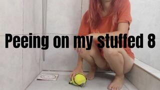 Peeing on my stuffed 8