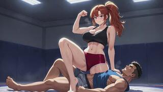 Mixed Wrestling Fantasies #12: Confessions of a Mat Dominatrix