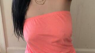 Cute Romper Outdoor Tease Made Me So Horny! Urgent Dildo Ride to the Big O!