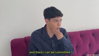 ISABELLA KNOWS SHE HAS MADE A MISTAKE BY MESSING AROUND WITH ANOTHER MAN AND BEING DISCOVERED BY HER BOSS WHO IS ALSO HER LOVER.