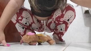 Complete work - urinated