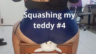 Squashing my teddy #4