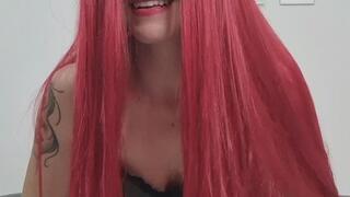 Balloon Play in Black Leather – Slow Sensual Tease