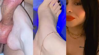 Footjob (The most beautiful feet)