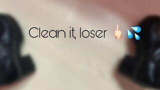 Clean loser, trash humiliation