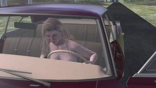 1967 Chevrolet Impala Cranking Template - Alice Naked and Barefoot 1080p