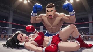 Mixed Boxing Fantasies #12B: Confessions of a Ring Jobber's Ecstasy (Animated)
