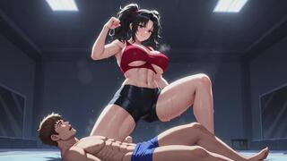 Mixed Wrestling Fantasies #13: Confessions of a Pinning Queen