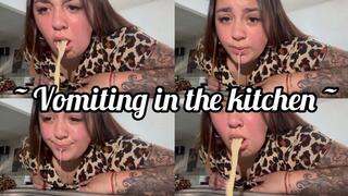 Very yellow and smelly vomit