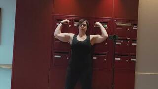 Flex in front of the letterboxes