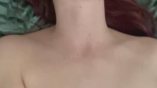 I need your cum please creampie me , PoV close up of face