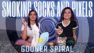 “Smoking Socks And Pixels Gooner Spiral” [SMOKING + PIXELS]