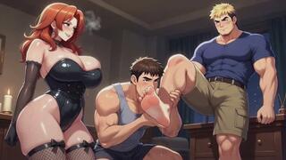 Male Feet Fantasies #10B: My Boyfriend's Man Feet Humiliation (Animated)