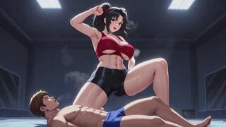 Mixed Wrestling Fantasies #13B: Confessions of a Pinning Queen (Animated)