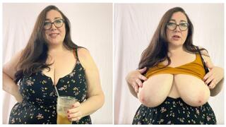 Busty BBW Milf Coffee Shop Fantasy