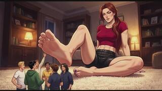 Giantess Fantasies #26: Confessions of a Bratty Giantess Foot Queen