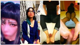 18yo Double Footjob Pickup Bundle: Petite Asian's First Foot Fuck Cumshot + Blindfolded Otaku Latina Moans Through Worship & Expert Footjob! - Using Young Feet To Satisfy My Feet Cravings - Turning Girls Into My Personal Foot Sluts
